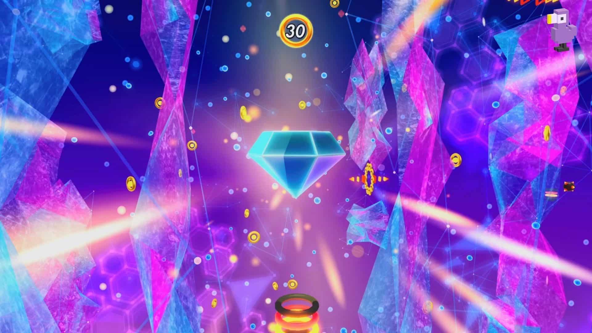 CYAN CHAOS EMERALD IN SONIC SUPERSTARS