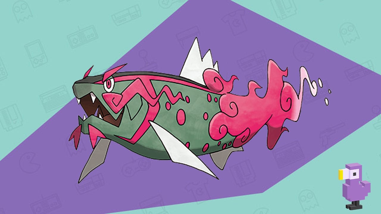 Basculegion pink and grey fish pokemon
