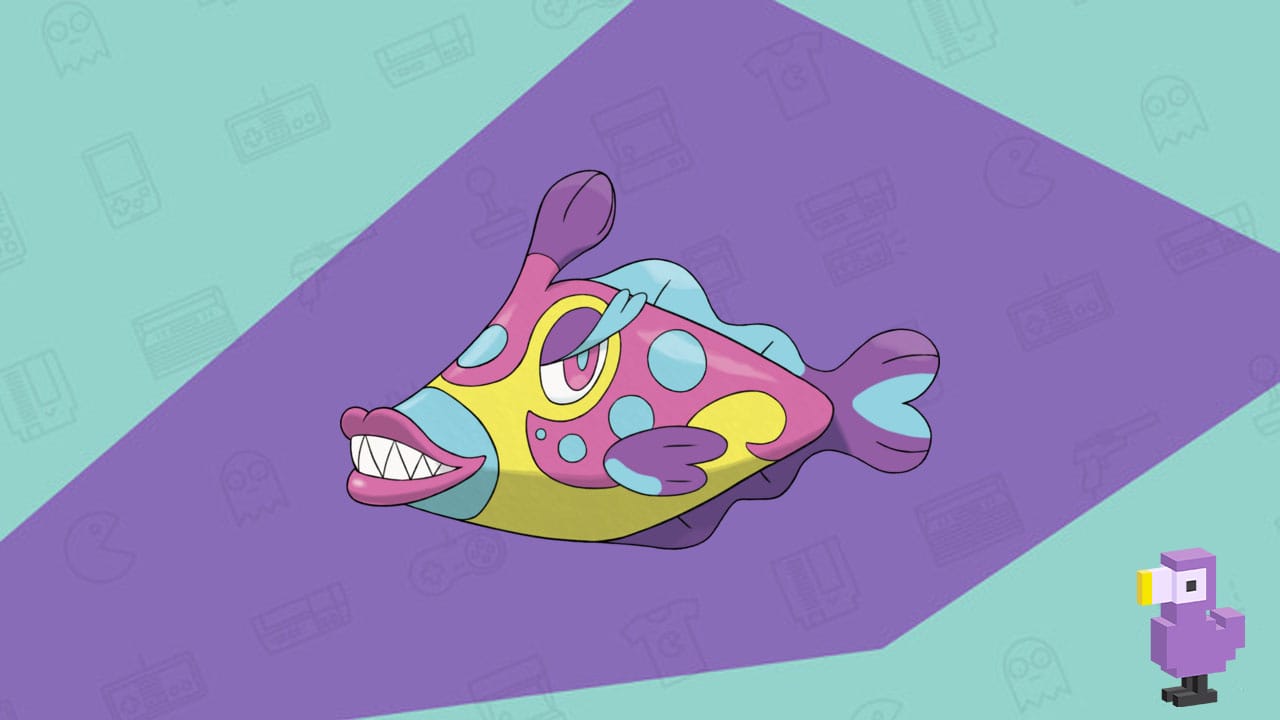 Bruxish - colourful fish Pokemon