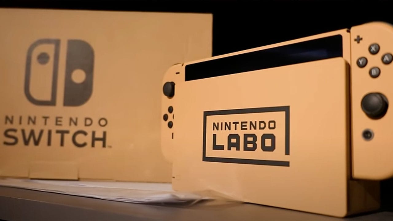 A cardboard effect Nintendo Switch Labo