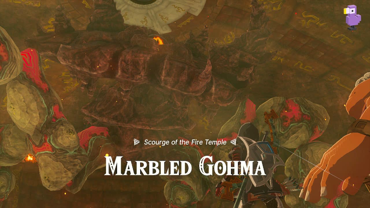 How To Beat Marbled Gohma In Zelda Tears Of The Kingdom Marbled Gohma