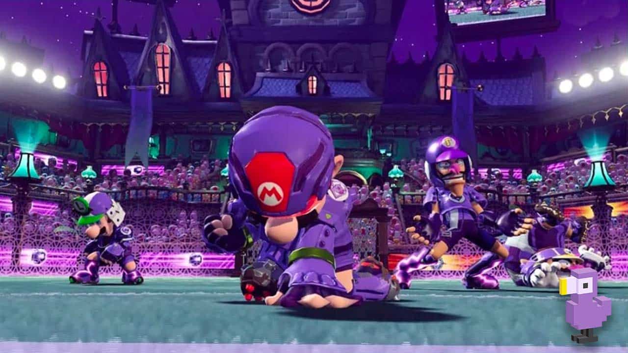 Mario Strikers Battle League Football gameplay