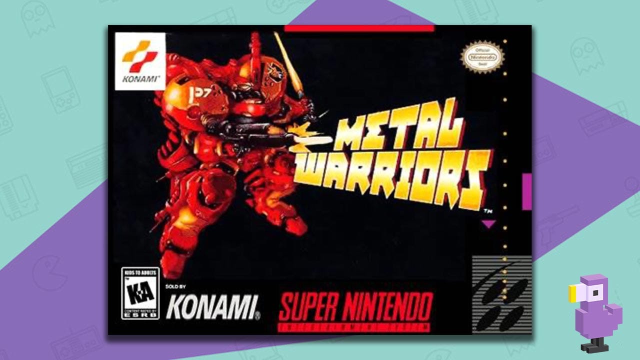 Metal Warriors SNES box