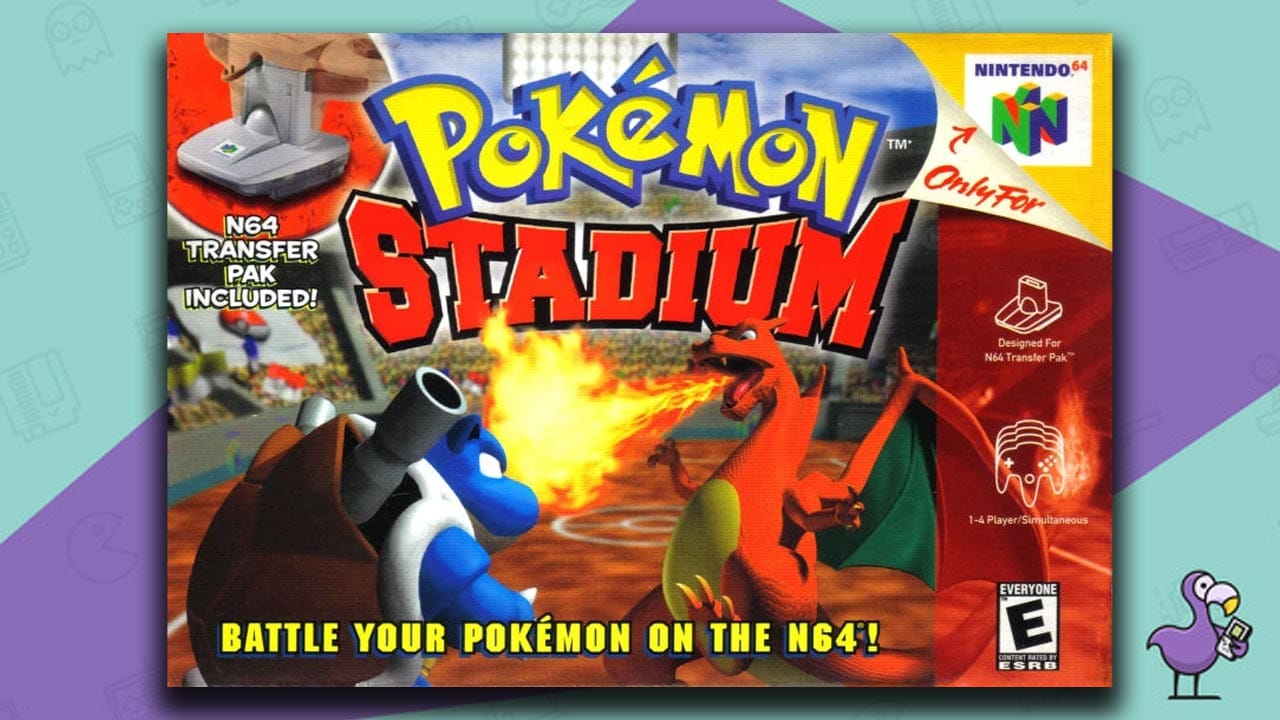 best selling Nintendo 64 games - Pokemon Stadium Game Case Cover Art