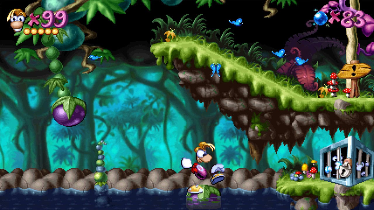 Rayman PS1 gameplay