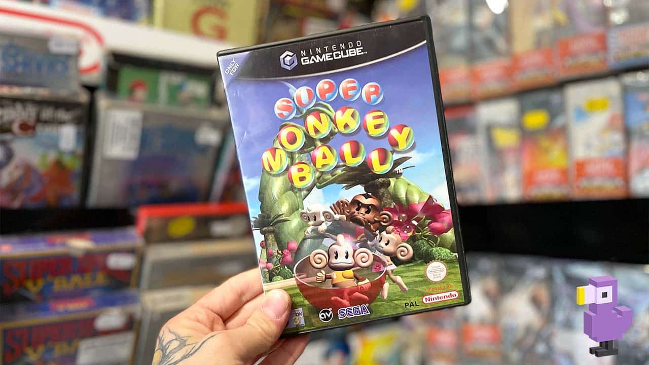 Super Monkey Ball Game Case Cover Art GameCube Game