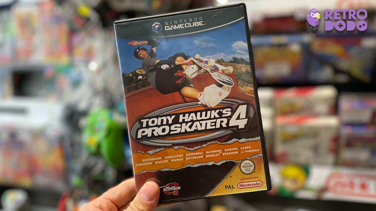 Tony Hawk's Pro Skater 4 game case
